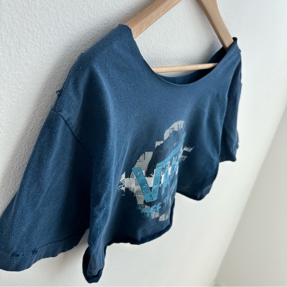 Vans Off the Shoulder Cropped Tee - Picture 2 of 4